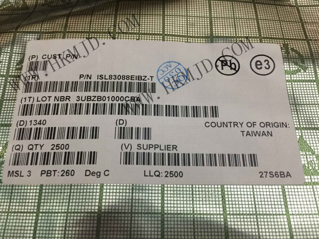 供應(yīng)半，收發(fā)器 ISL83088E ISL83088EIBZ RS-422/RS-485 接口 IC
