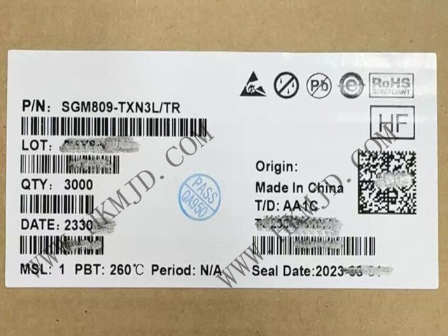 SGM809-TXN3L：低功耗微處理器監(jiān)控電路，3.08V 精準電壓監(jiān)測