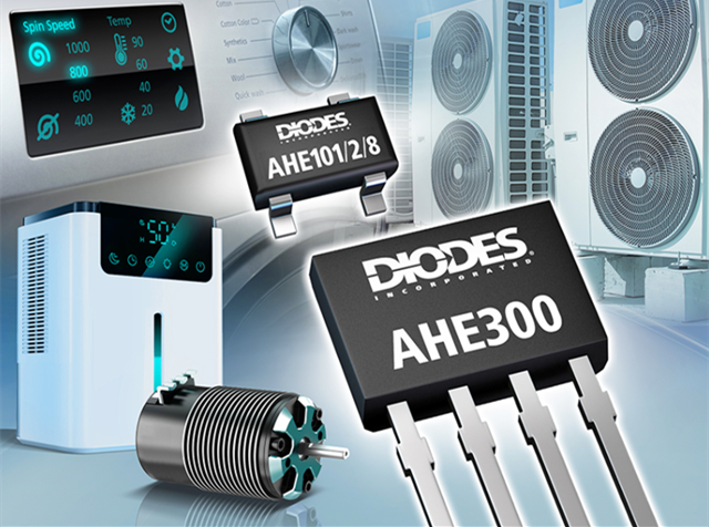 Diodes 公司推出先進(jìn)的銻化銦霍爾器件傳感器，適用于旋轉(zhuǎn)和電流檢測(cè)產(chǎn)品應(yīng)用