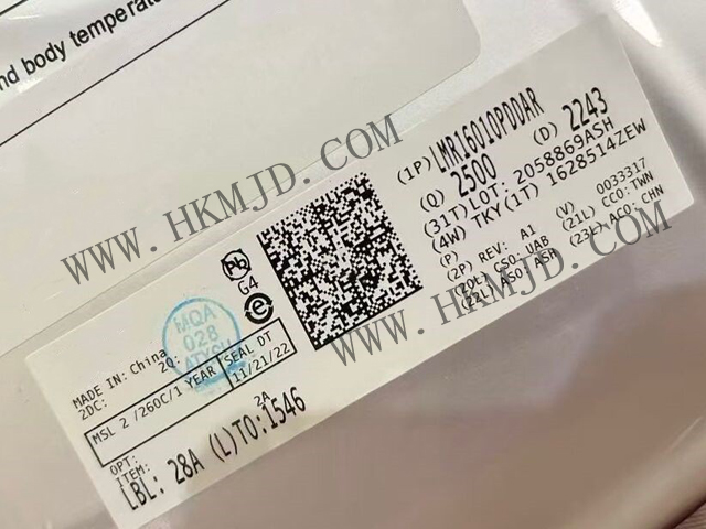 LMR16010PDDAR(TI): SIMPLE SWITCHER? 60V、1A 降壓轉(zhuǎn)換器（IQ 為 40μA）