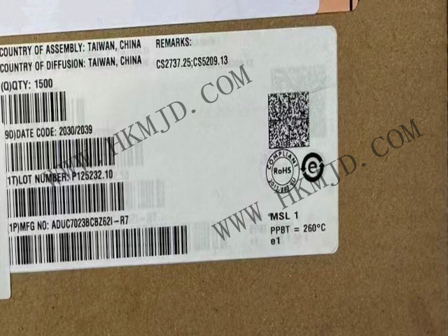 工業(yè)級ARM7 MCU！ADUC7023BCBZ62I高性能ARM7微控制器，集成12位ADC/DAC