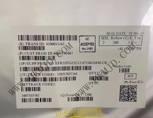 供應(yīng)Silicon Labs EFR32FG22C121F256GM40-CR：高性能2.4GHz無線SoC現(xiàn)貨